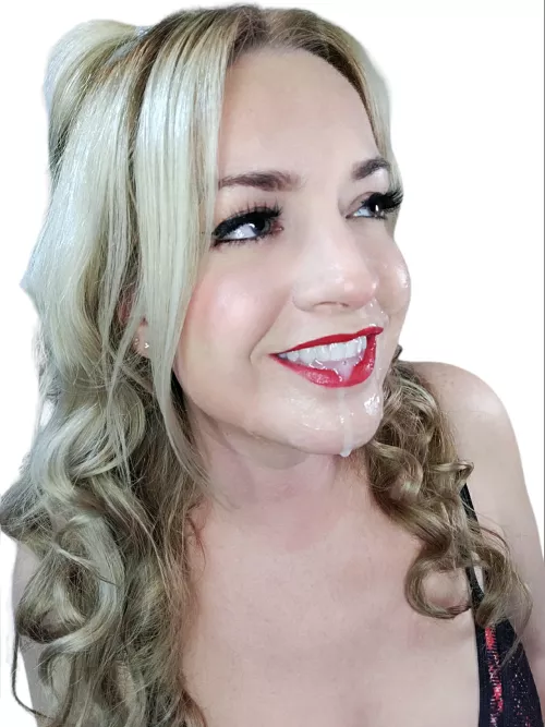 I want my mouth filled (fake cum)