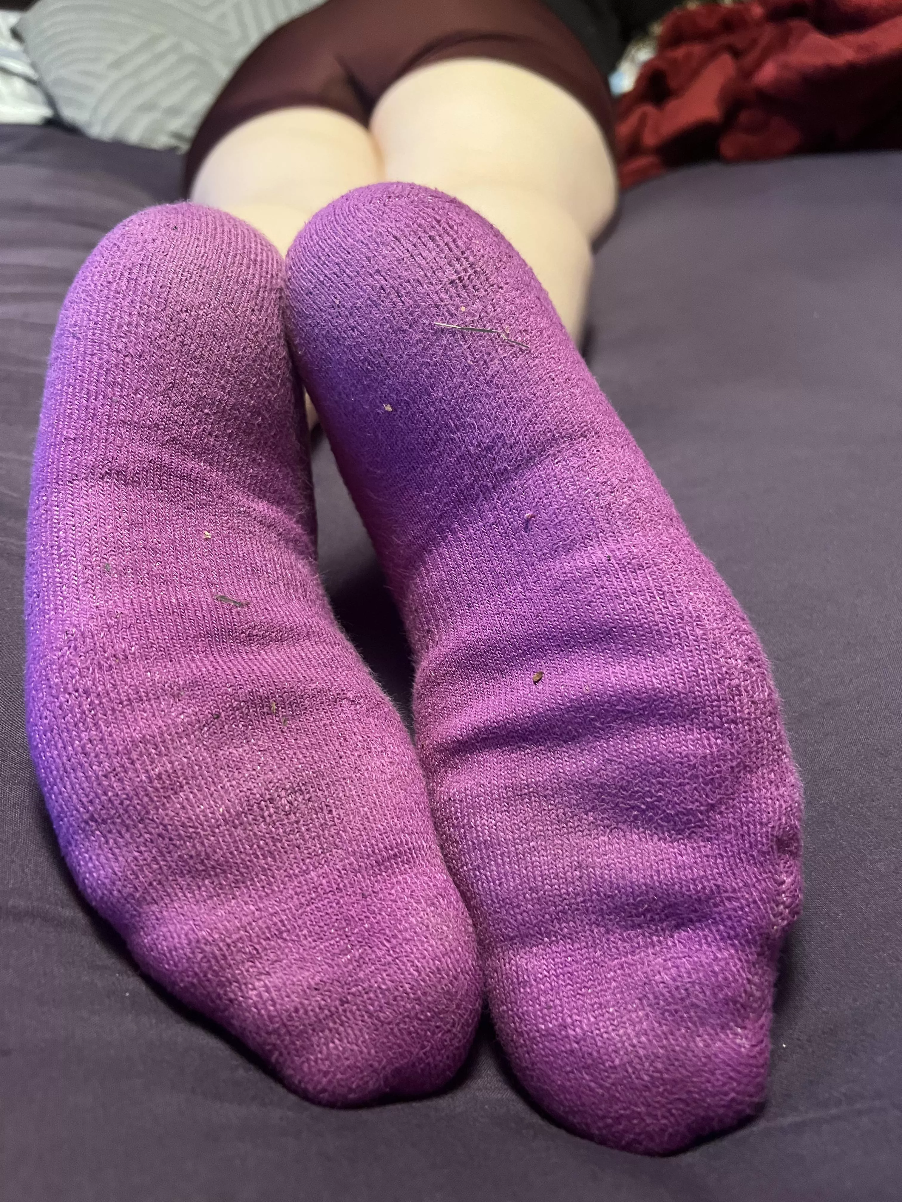 Purple socks are definitely the best. 💜