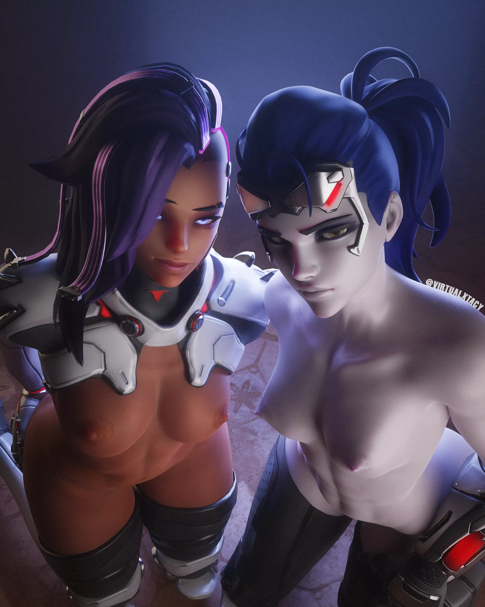 Sombra & Widowmaker wants intel out of you (VirtualXtacy)