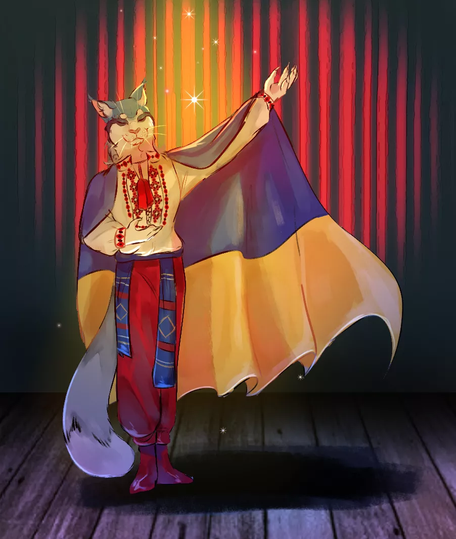 The show is about to start (art by me)