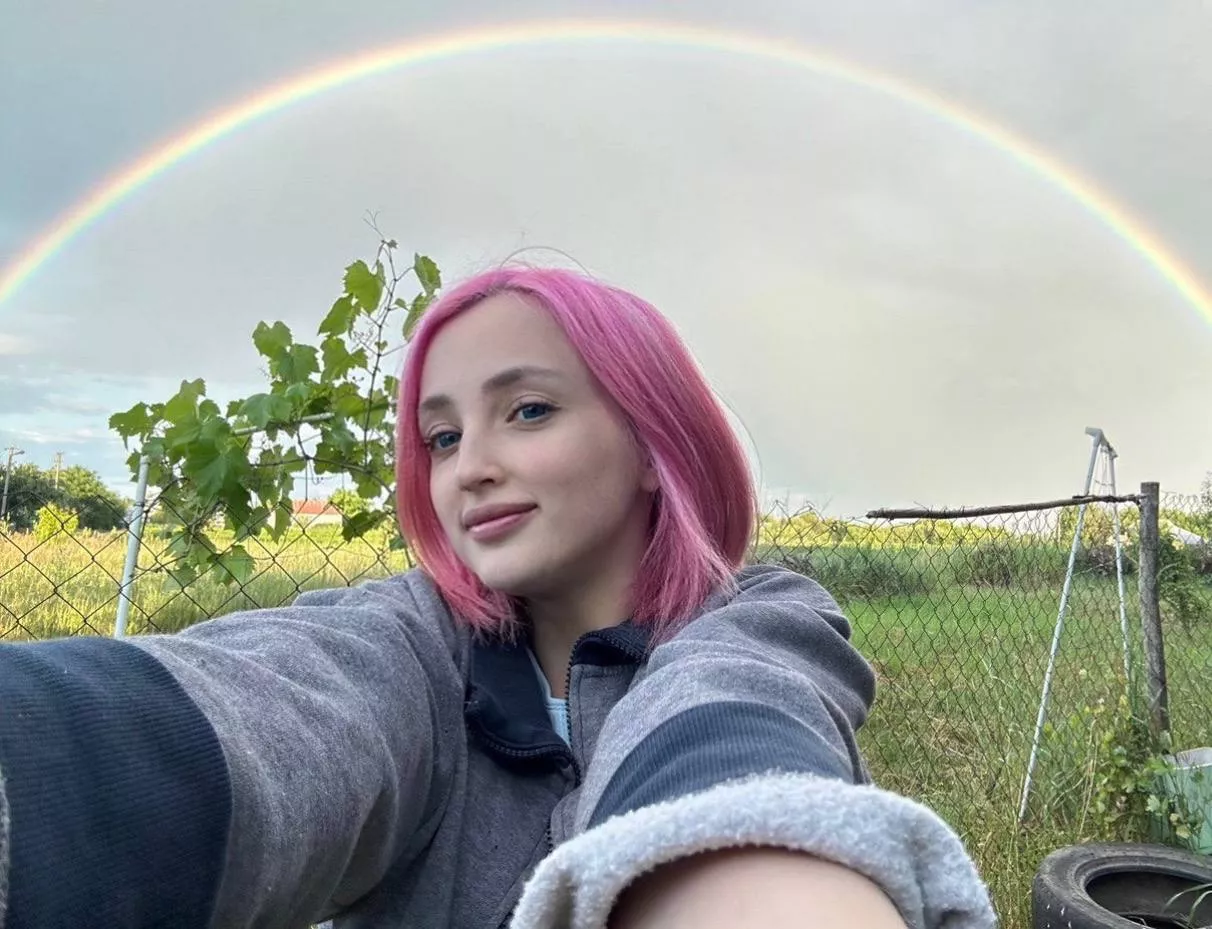 What's more beautiful, me or the view?