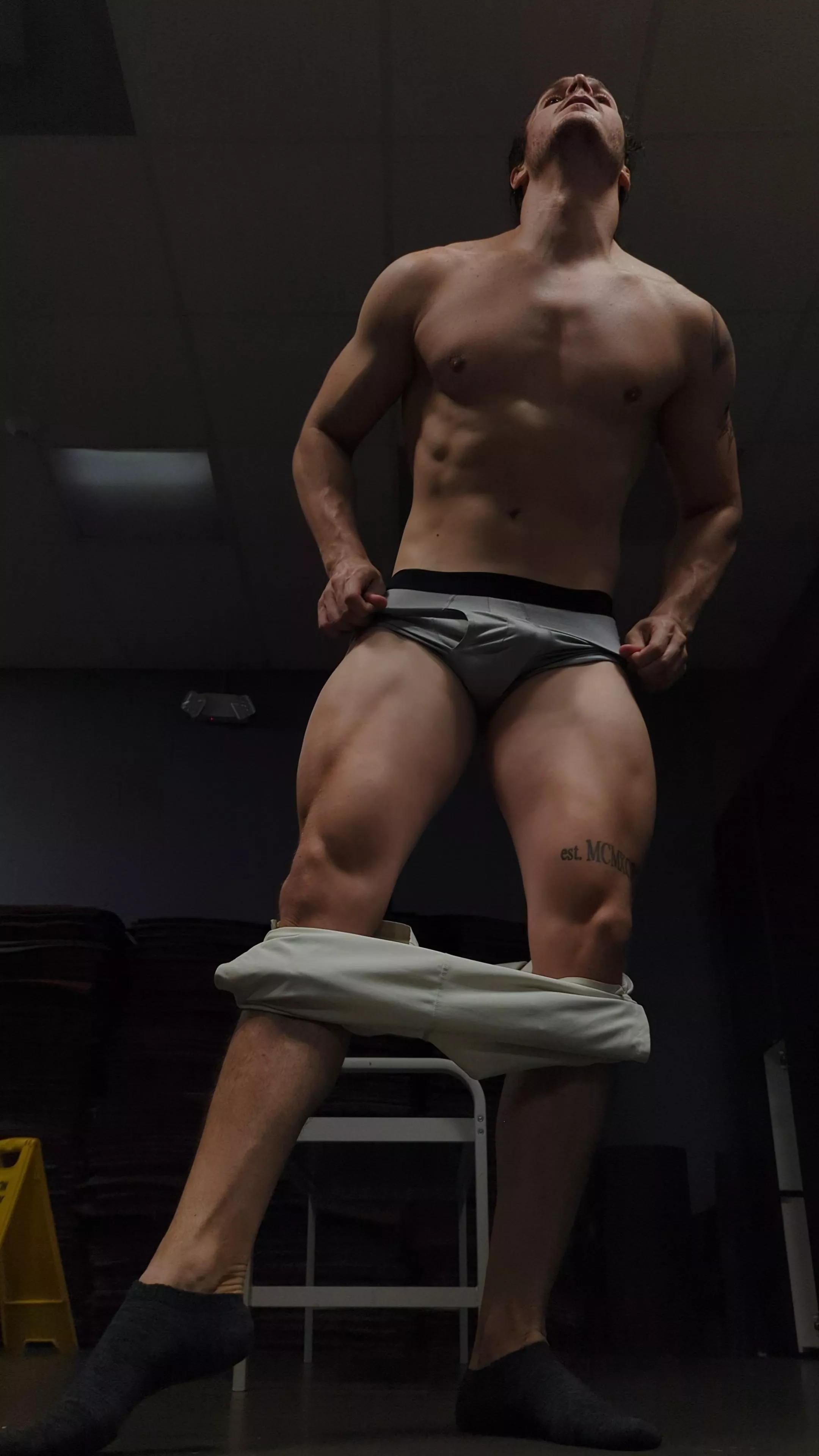 Would you stay down or jump up and grab?