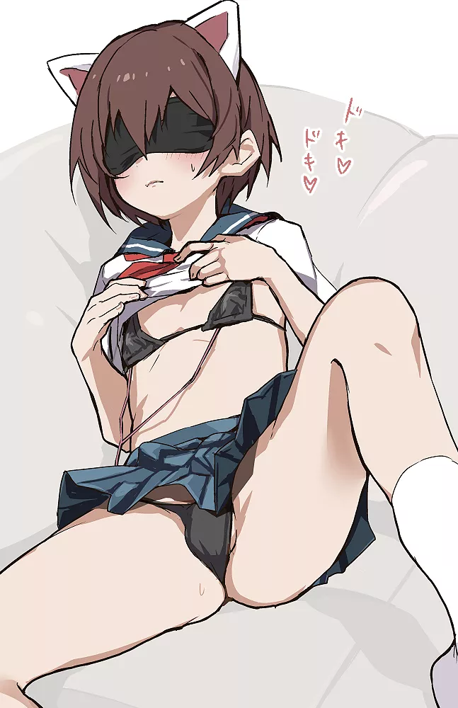 A cute catboy playing (yoruhachi) [original]