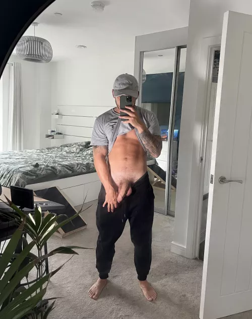 Behind the dick print