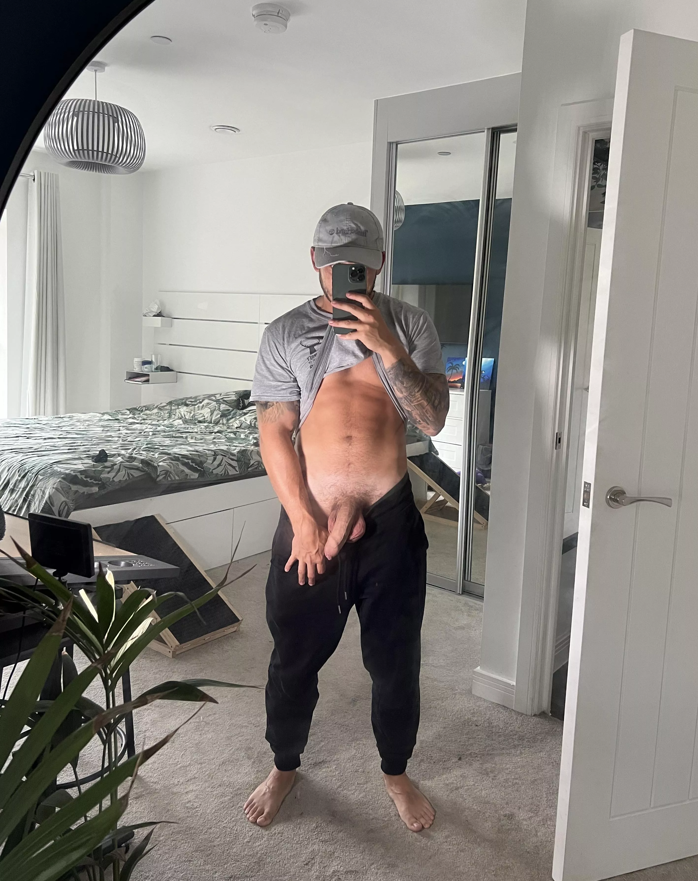 Behind the dick print