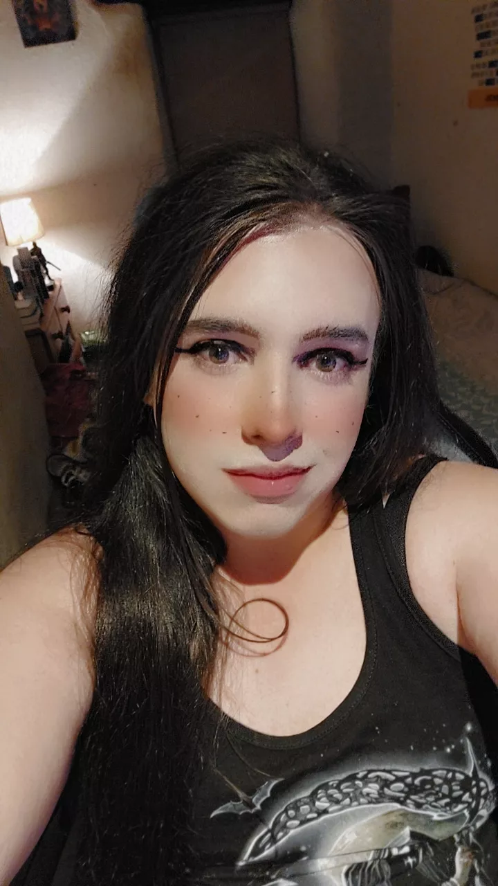 Casual goth vibes! Thoughts? :3