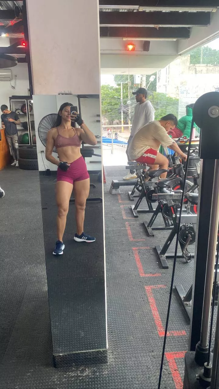 Feeling great after a good workout