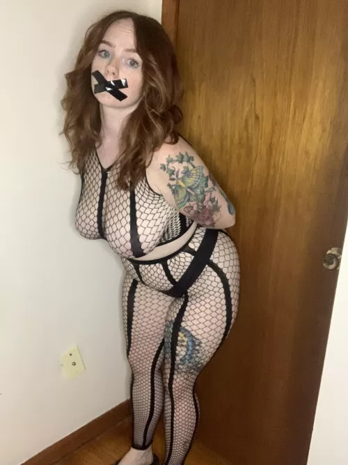 He likes to tie me up and tape my mouth shut while he takes pictures