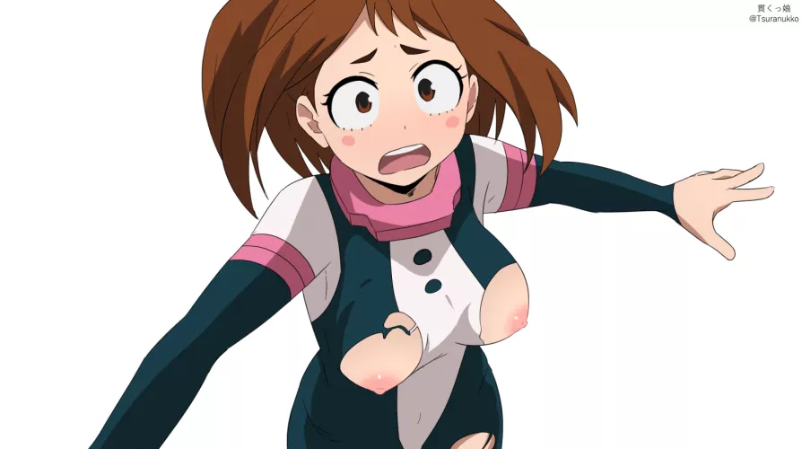 I drew Uraraka (@Tsuranukko)