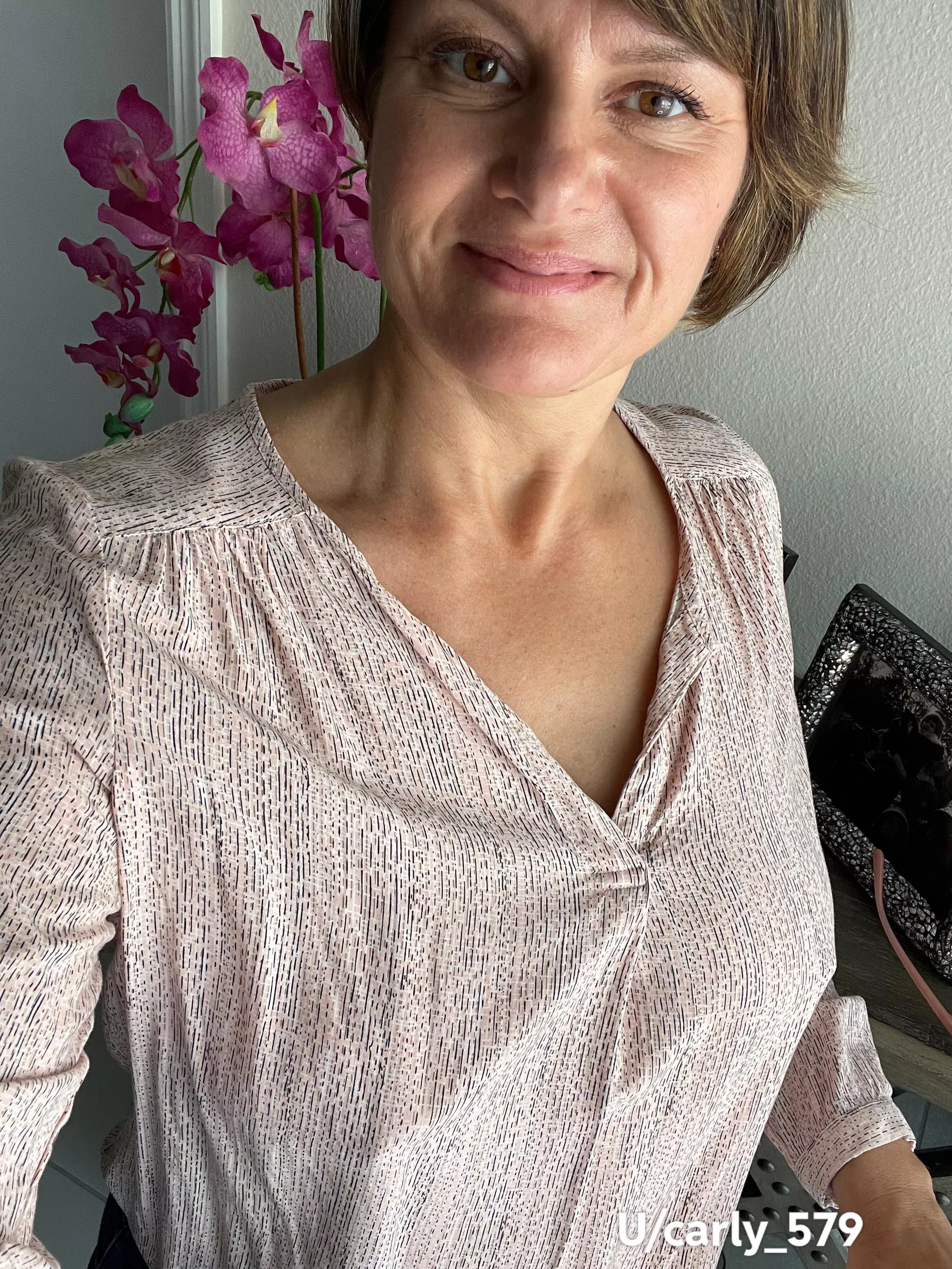 I love the feel of my soft cotton shirt against my braless nipples.