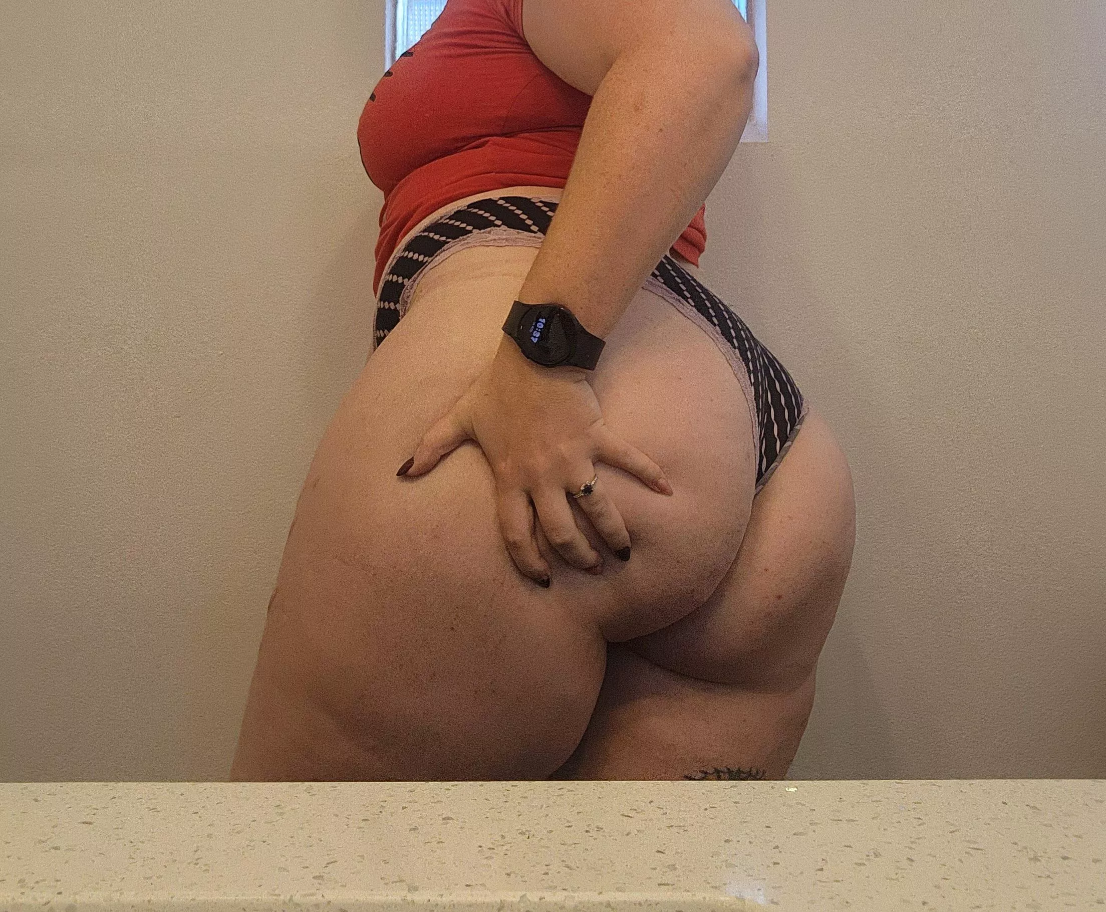 I'm always a handful at work, but other parts are more than a handful