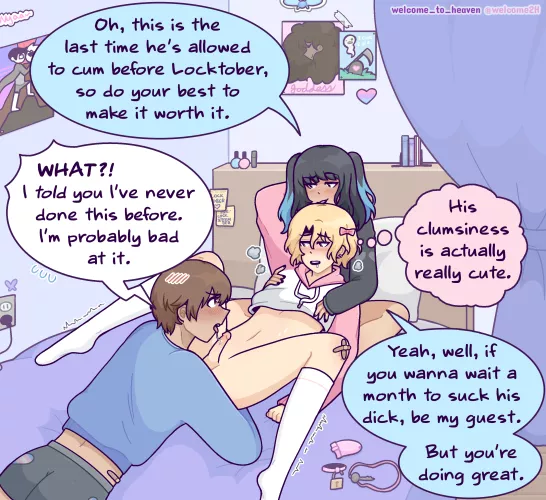 Learning to suck dick is really a mouth-on experience 😋 [OC]