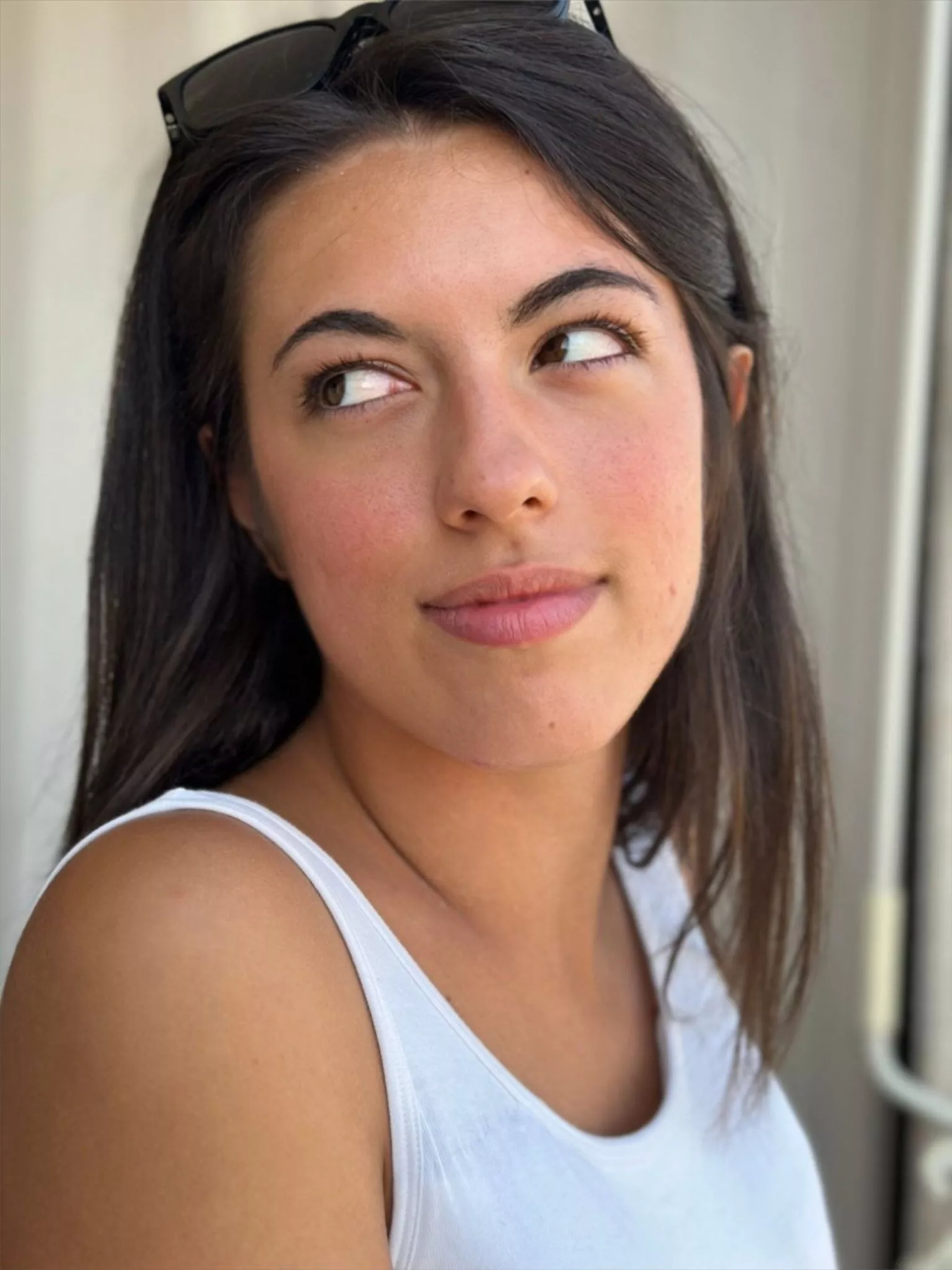 Sometimes even with an annoyed face, I can try to be sexy, maybe I'm not F19