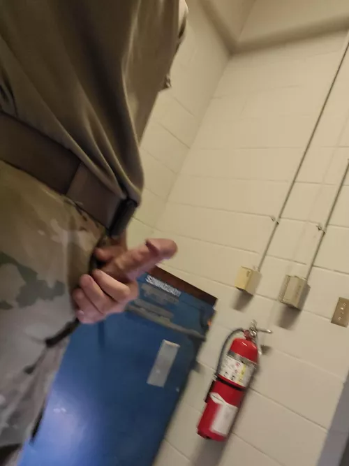 Standing at attention