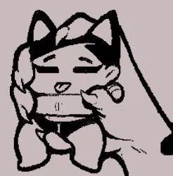 [Susie] holding the silly artist