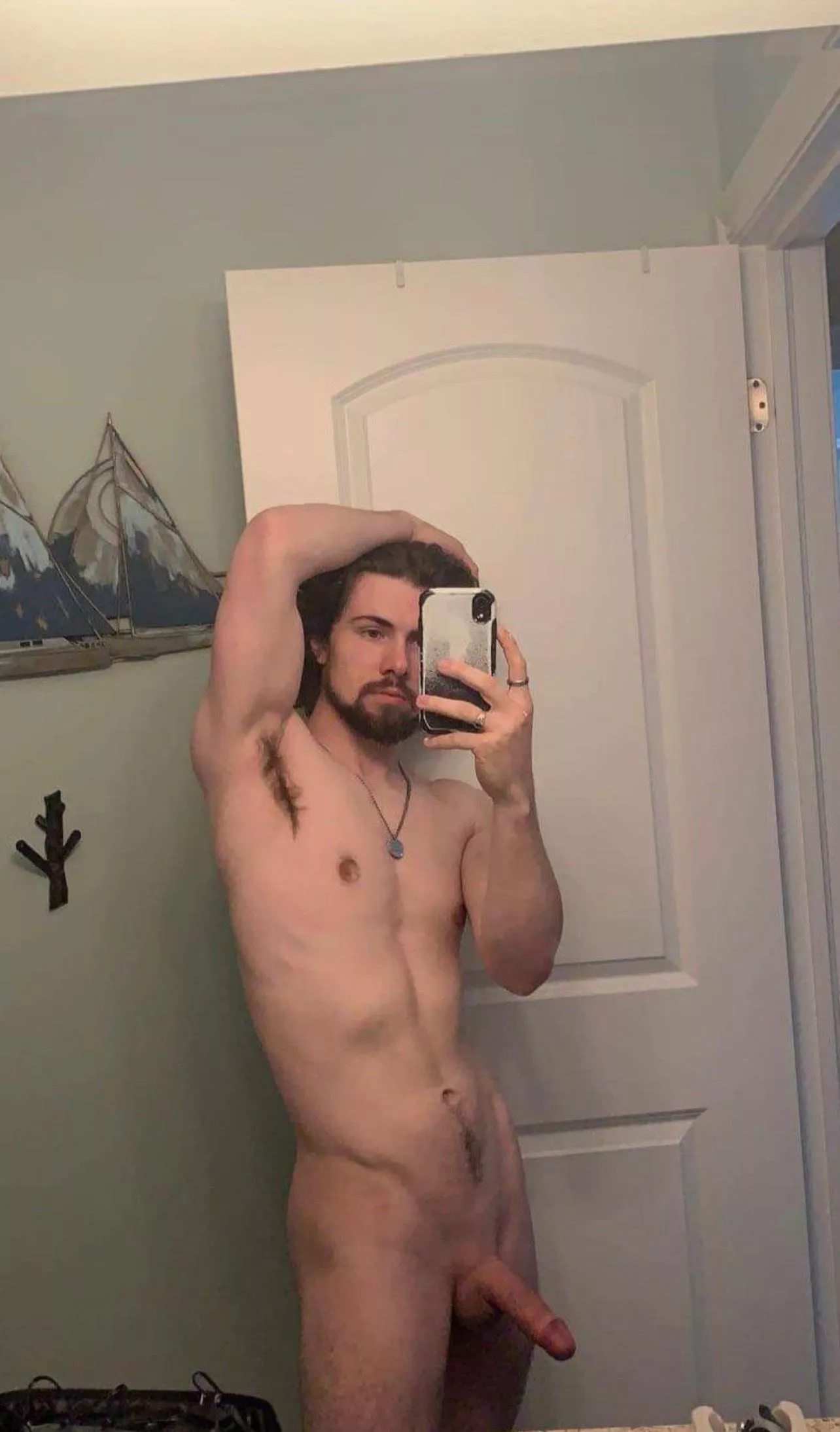 Trying to get better at taking nudes. Would you want more if I sent you this?😈