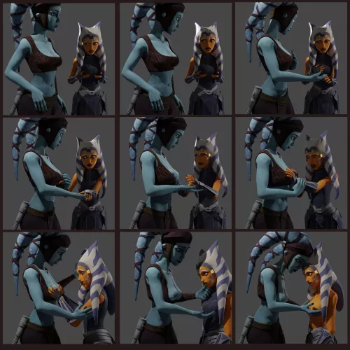 Ahsoka's Jealousy, scene collage (Unveiling Avidity)