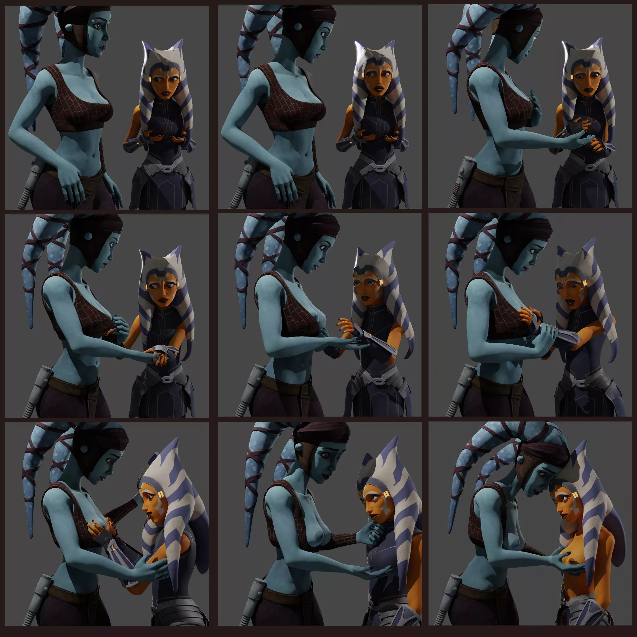 Ahsoka's Jealousy, scene collage (Unveiling Avidity)