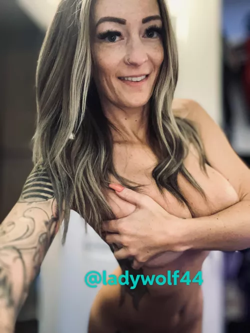 Almost too much boob for my wife’s little hands