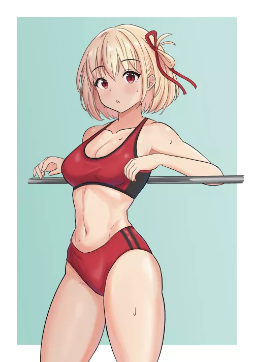 Chisato Working Out (Lycoris Recoil)