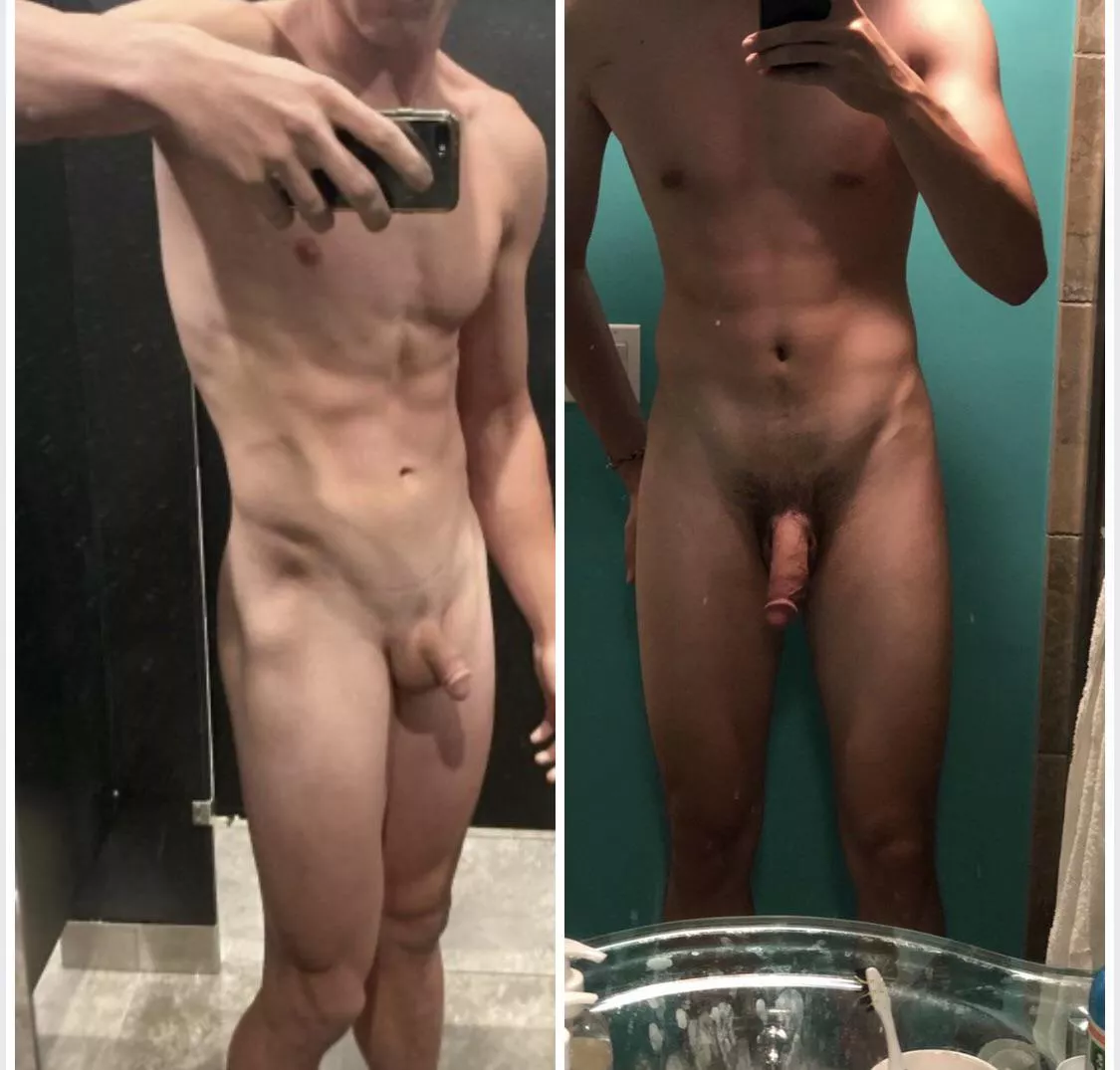 Compared with my gym buddy who’s bigger