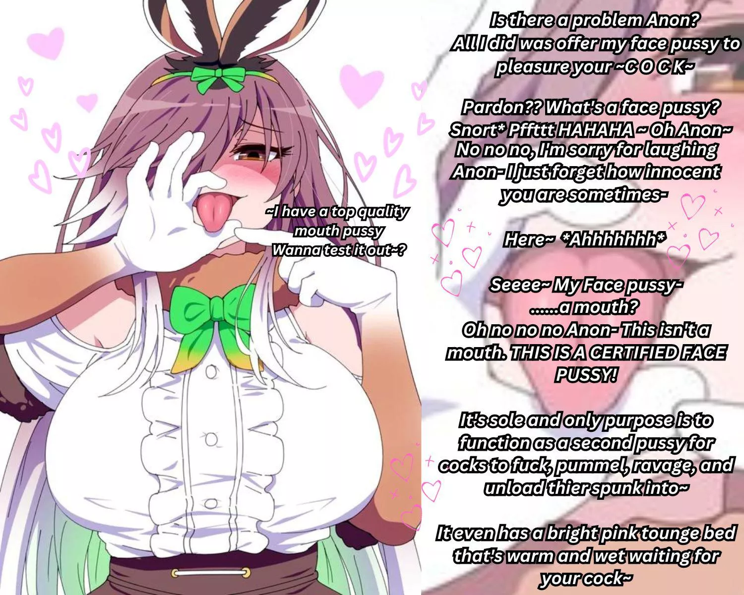 Face pussy 👅~ [Anthro] [Male Pov] [Blowjob Implied] [Self degradation?] [Artist-間宮山（まみやま) ]