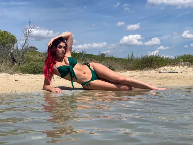 I'm all about getting wet today