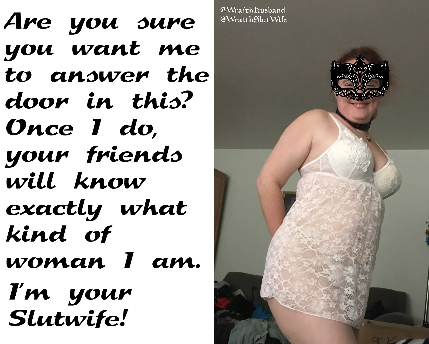 So answer the door already.