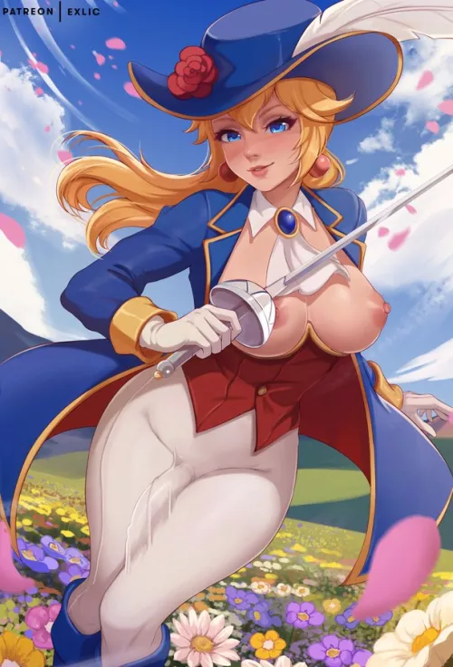 Swordfighter Peach: Showtime! (Artist:Exlic)