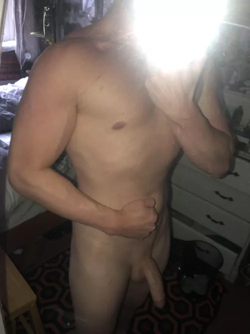 Went hard at the gym, now clean me off beta 😈😂