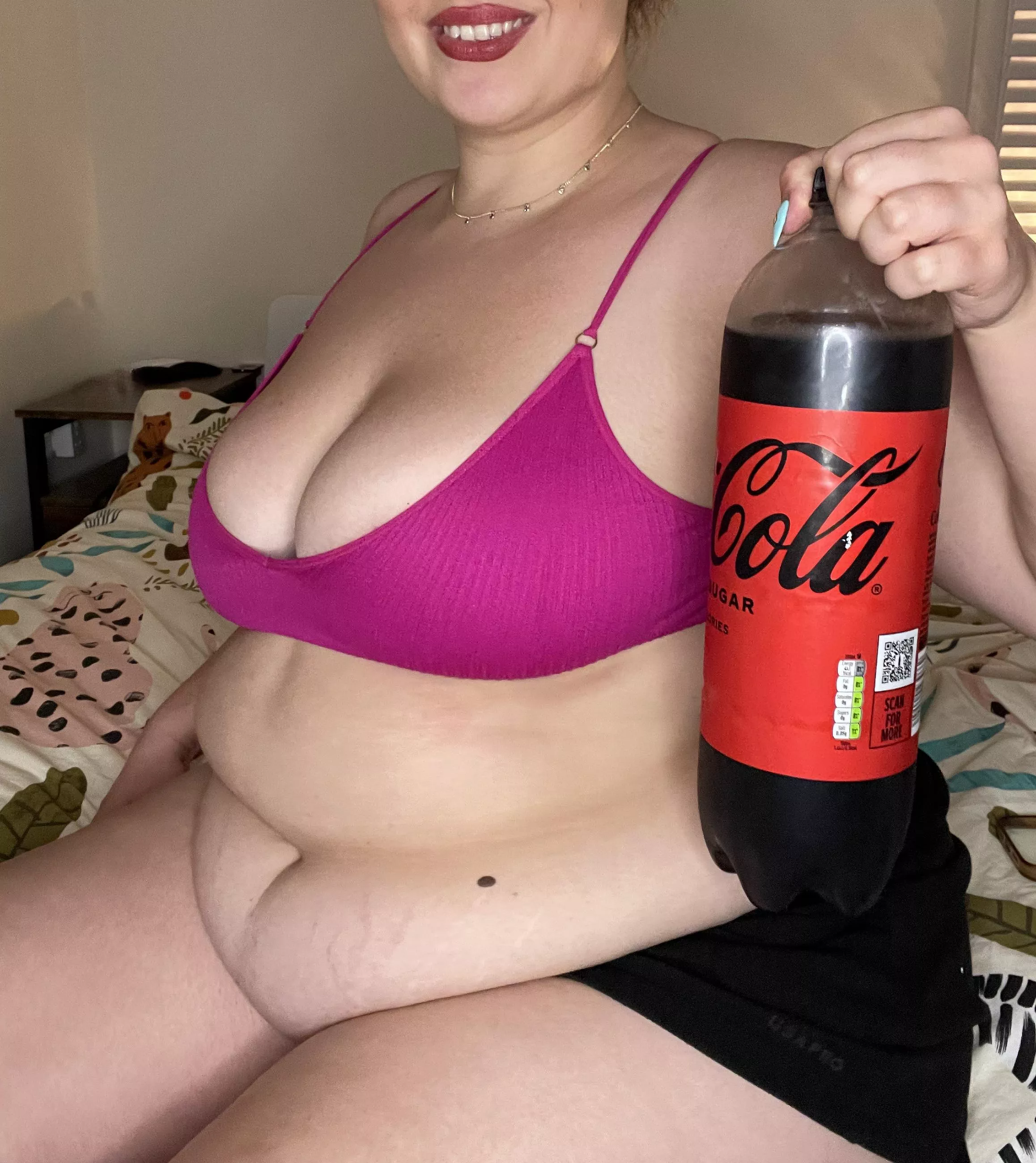 And this was BEFORE I downed my coke & mentos 😅