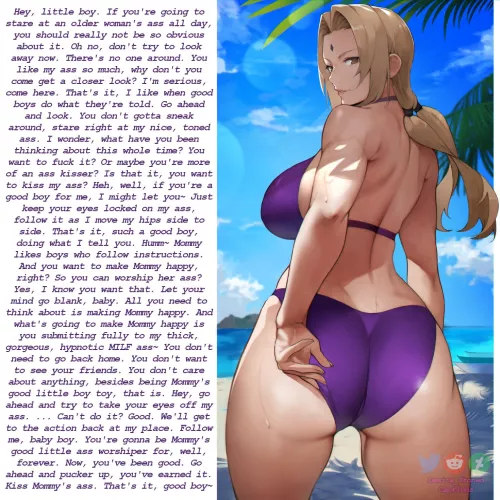 Be Mommy's good boy toy~ [Femdom] [MILF] [Mommydom] [Ass Worship] [Ass Hypnosis] Artist: yoshi55level (Reuploading cause Imgur took it down)