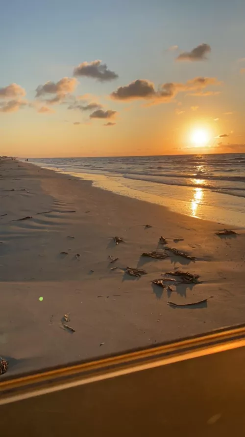 Crystal Beach Texas on a good morning