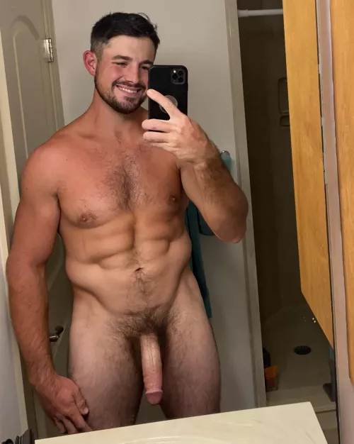 Describe my cock in one word