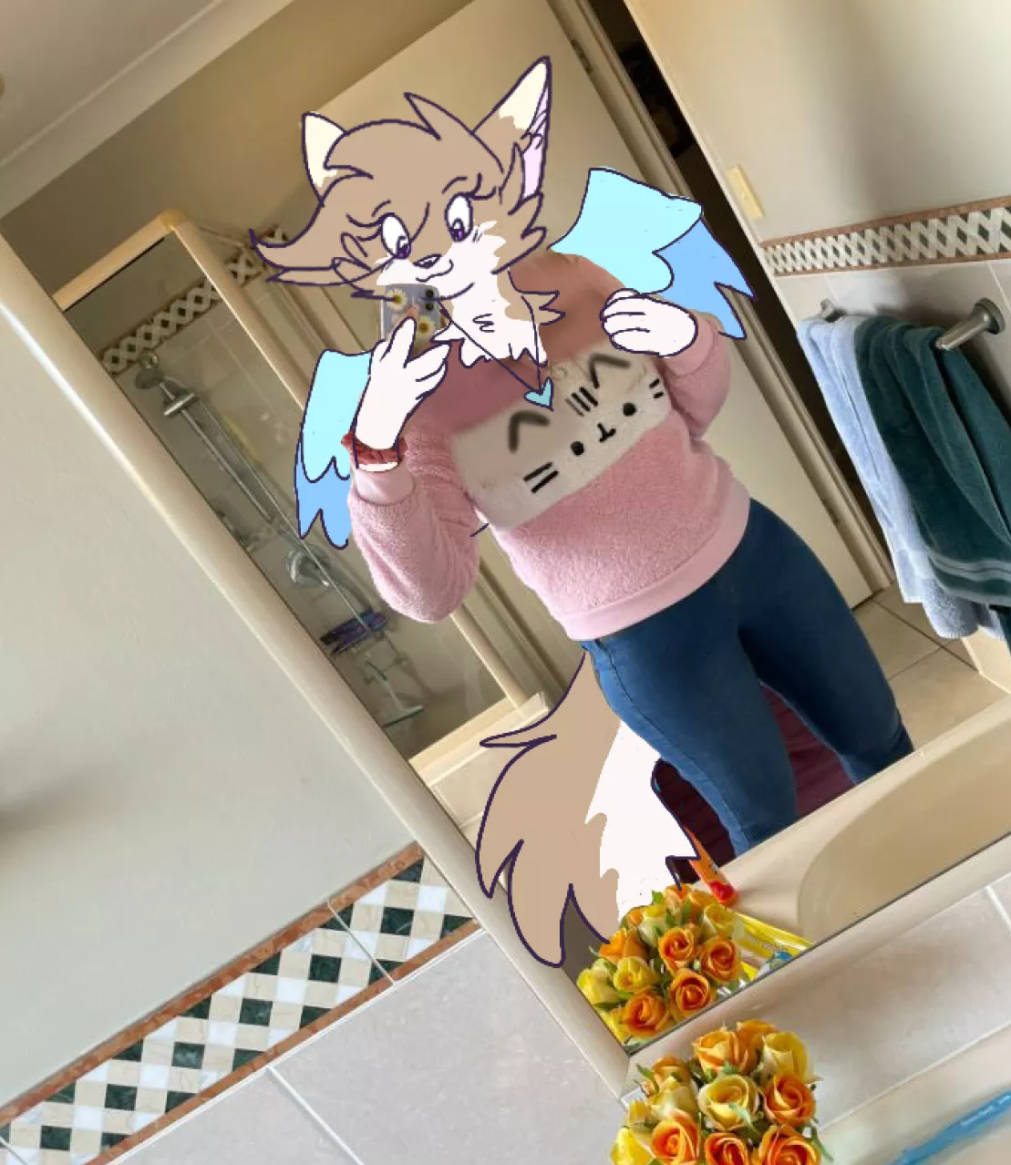 drawover selfie wip? idk if I'll finish this properly