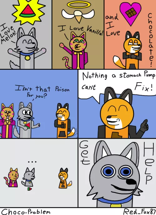 Gotta have chocolate (Comic by me)