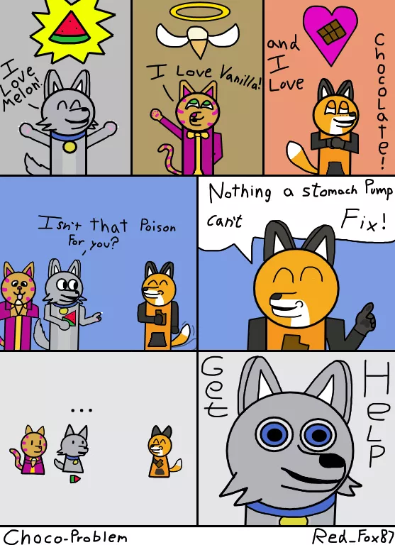 Gotta have chocolate (Comic by me)