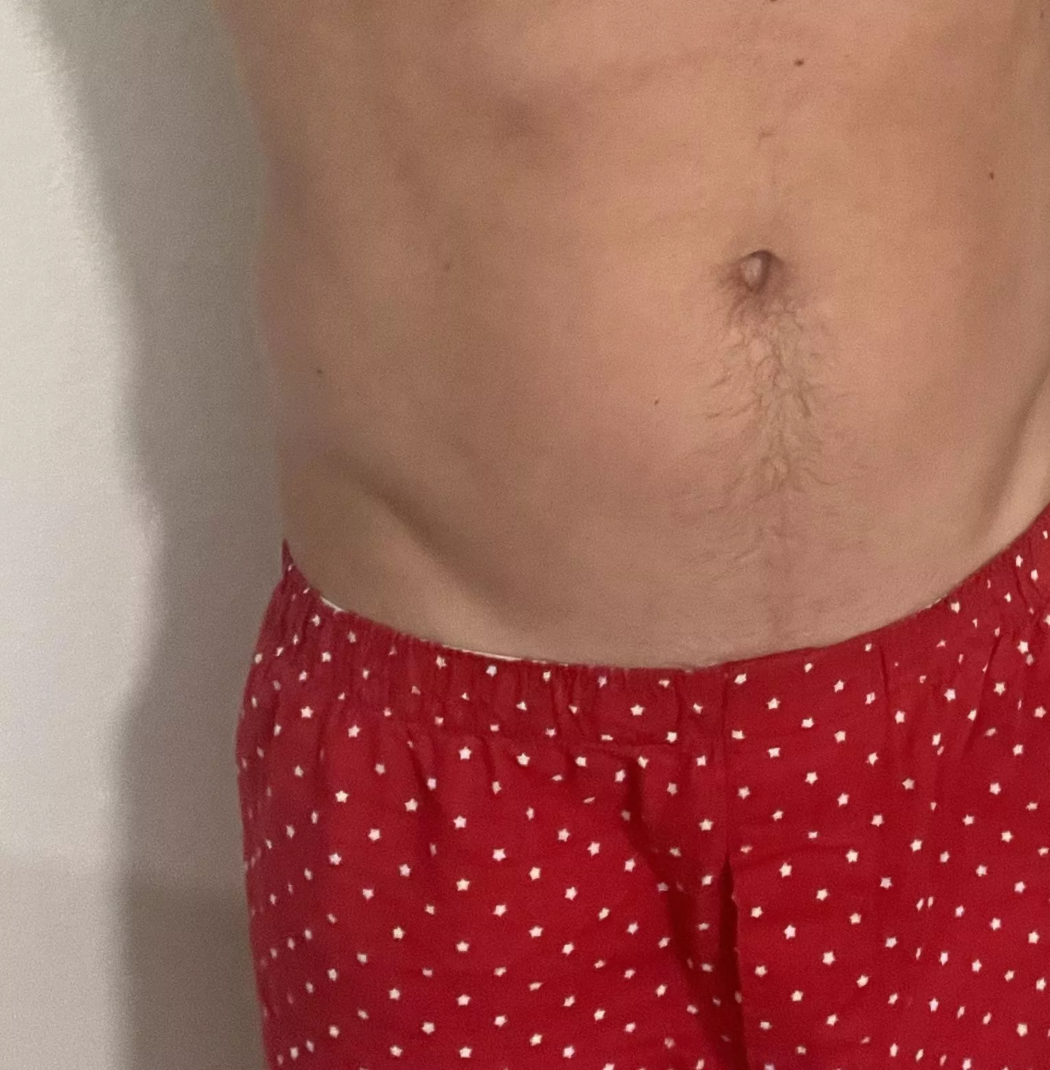 Having a beer in my boxers