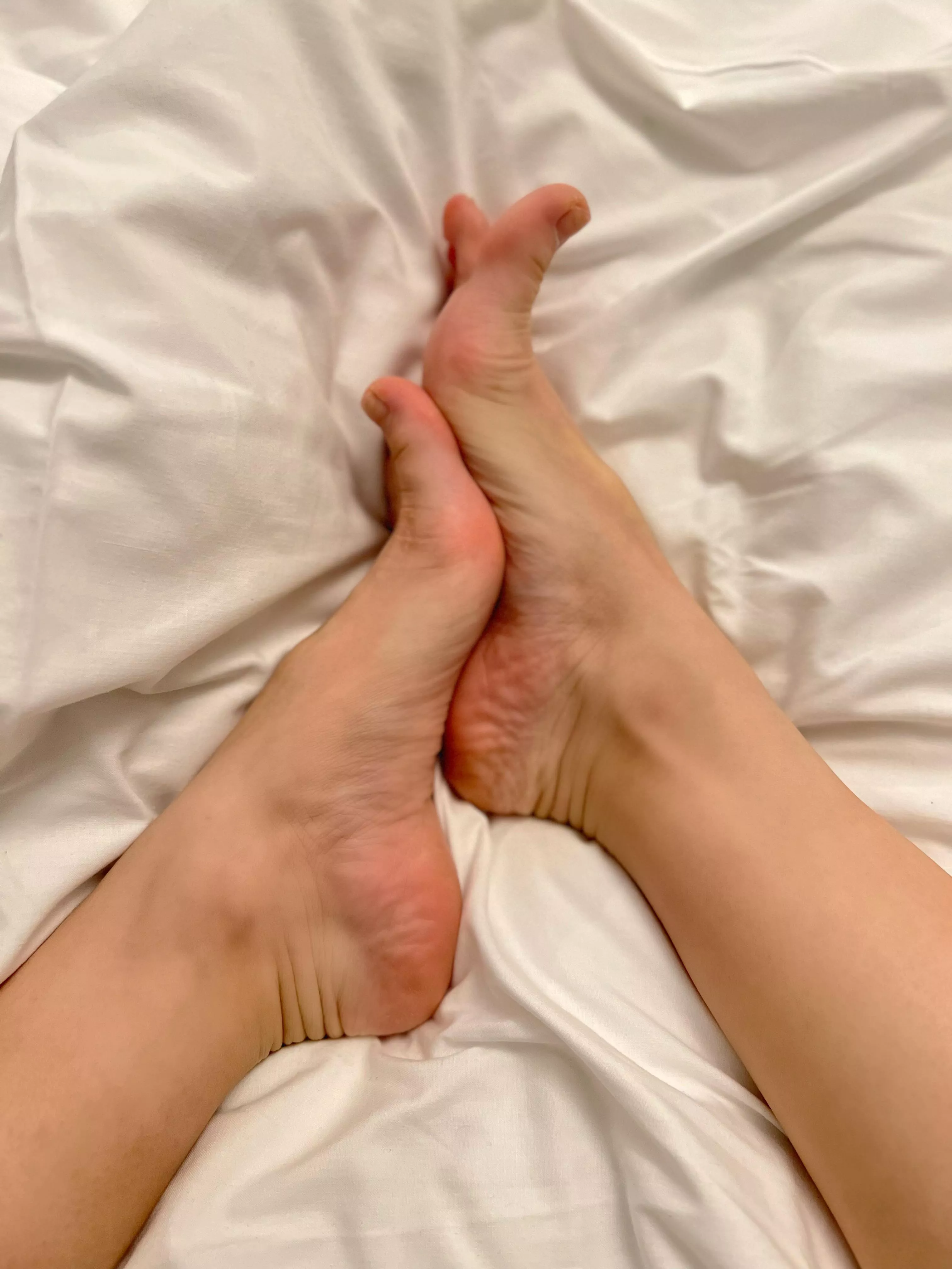 I hope your fantasy is stirred by those alluring curves of my feet…