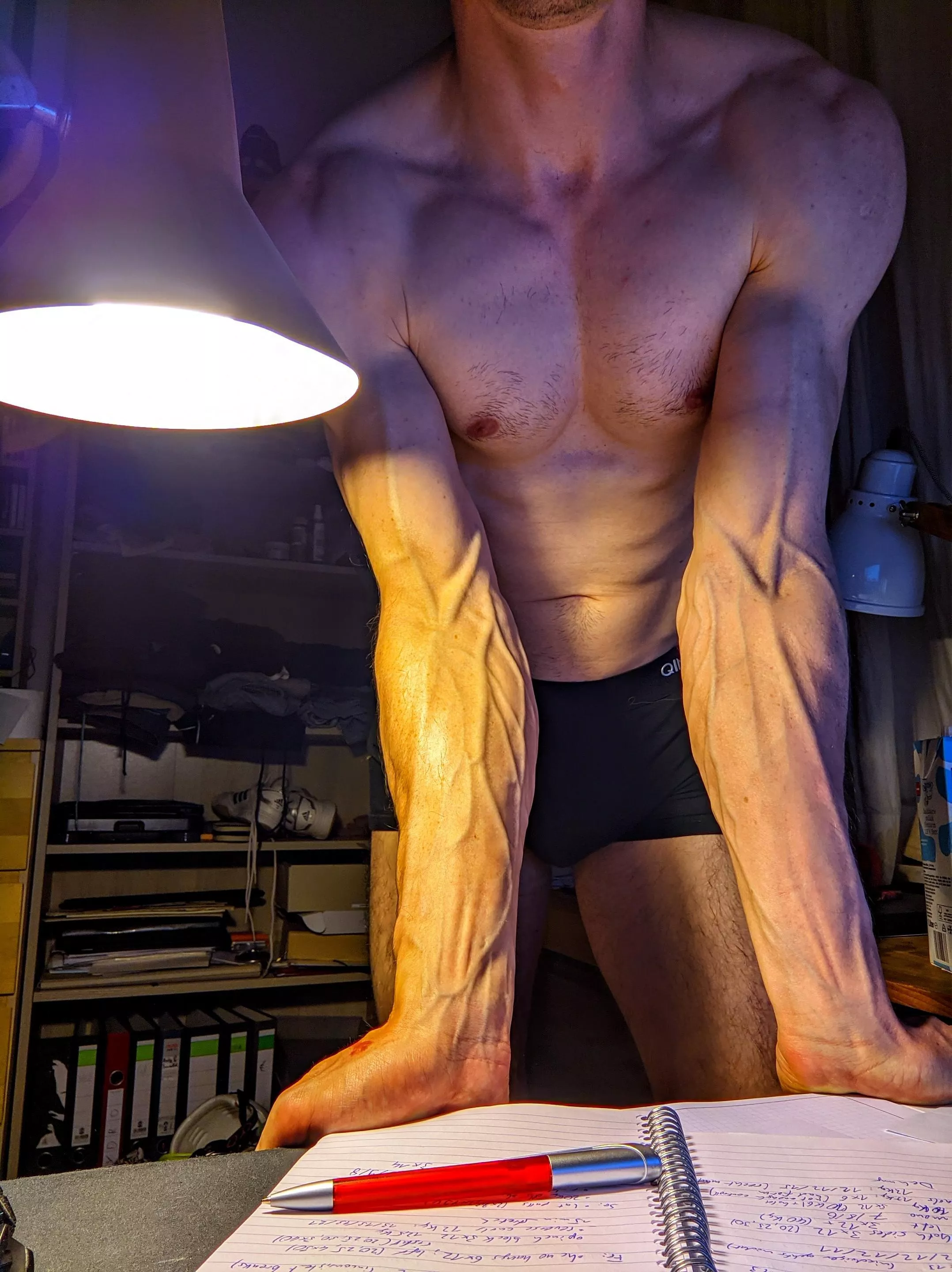 I keep a training diary