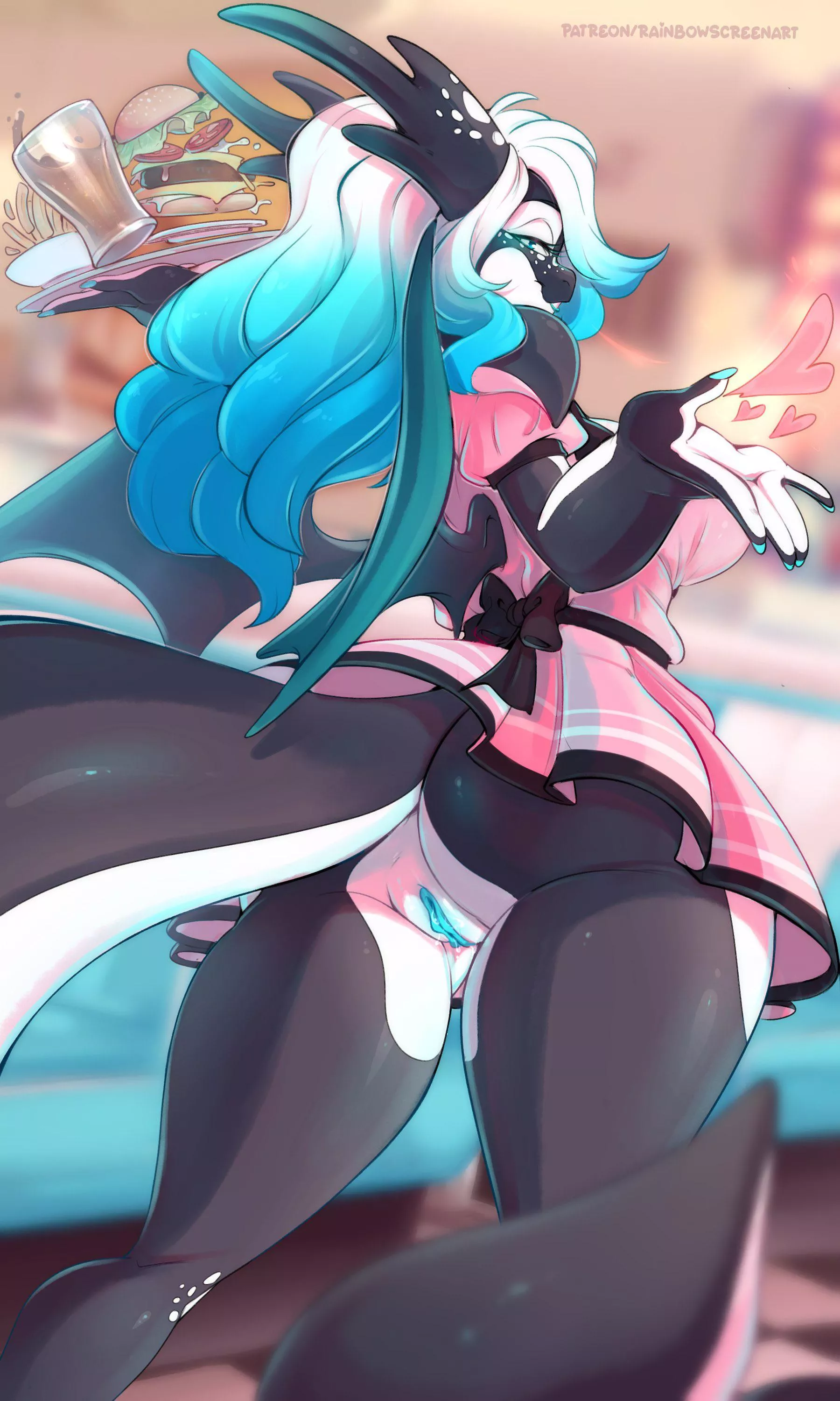 I’ll take your order in a minute, sweetheart~ [F] (Rainbowscreen)