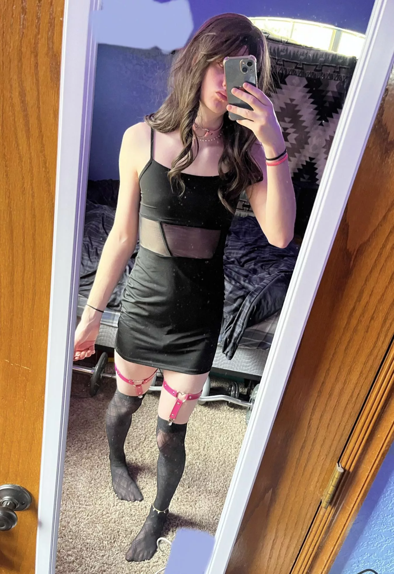 My first time in a black dress ❣️