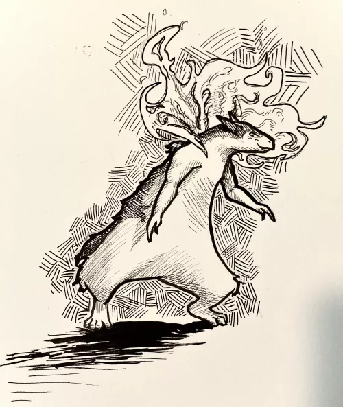 Scuffed Typhlosion doodle