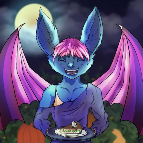 She baked you a pie! (Art by me)