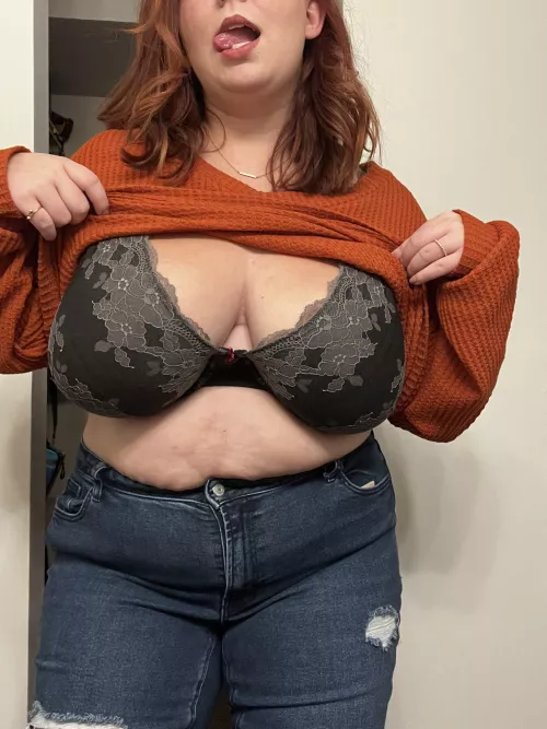 Showing off before a date