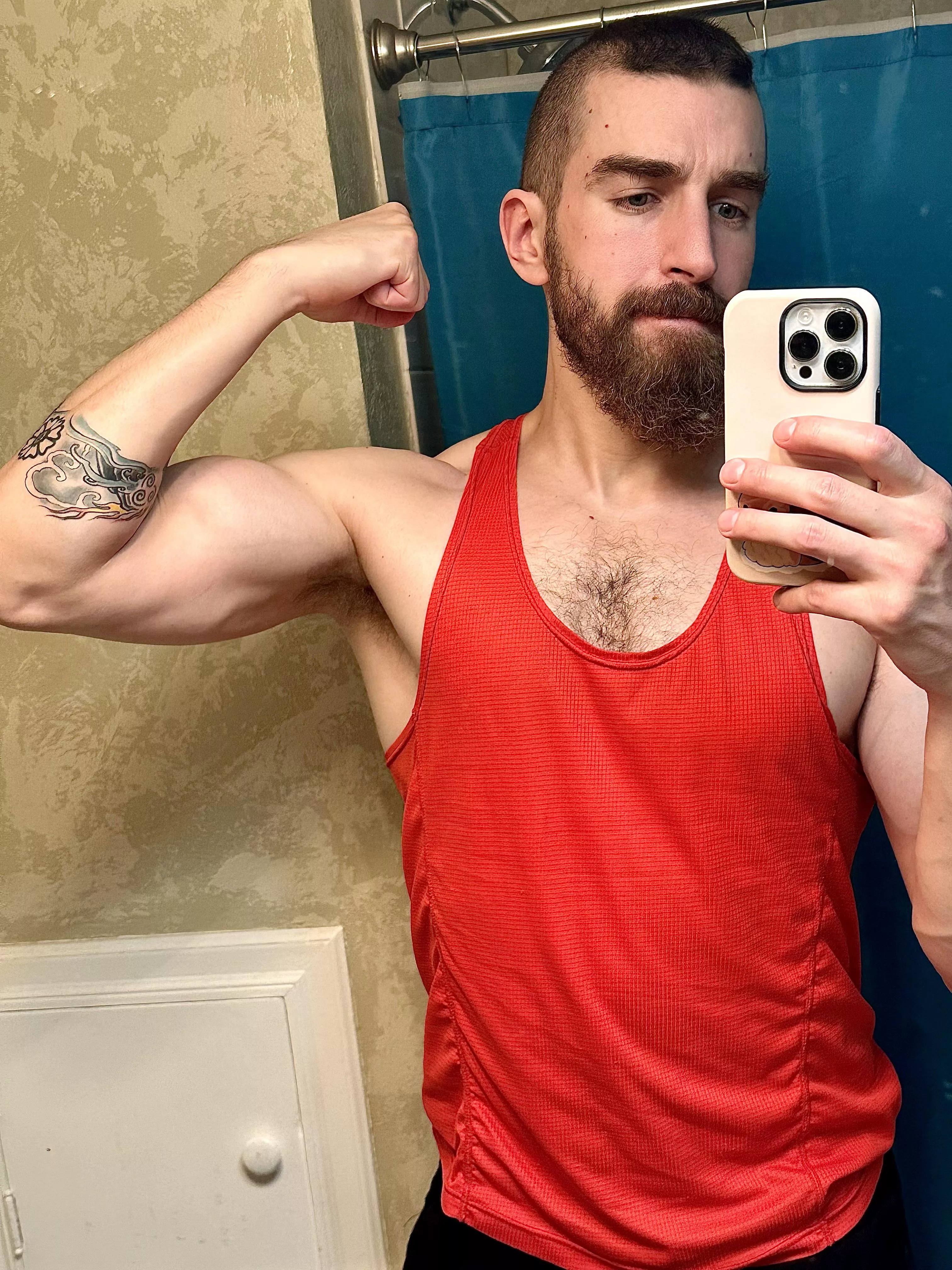 Sometimes I pretend my elemental avatar tattoo gives me powers at the gym 😅