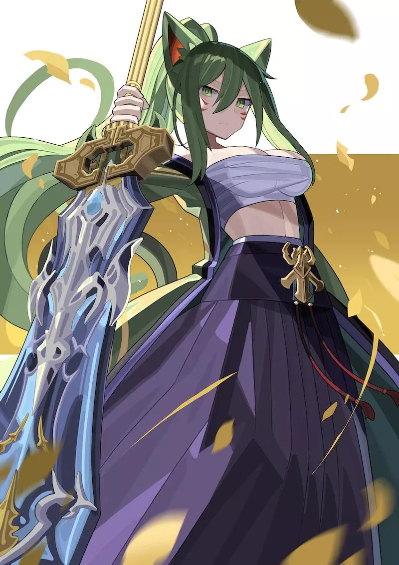 Standard-issue anime sword (Yutozin) [Final Fantasy XIV]