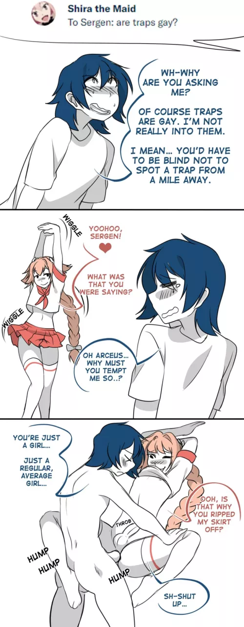 Yes, you are a little gay cutie <3