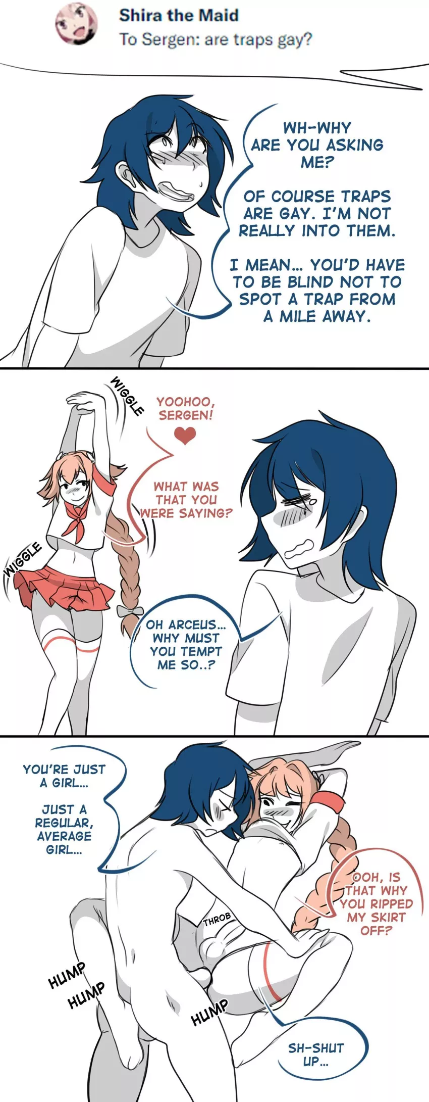 Yes, you are a little gay cutie <3