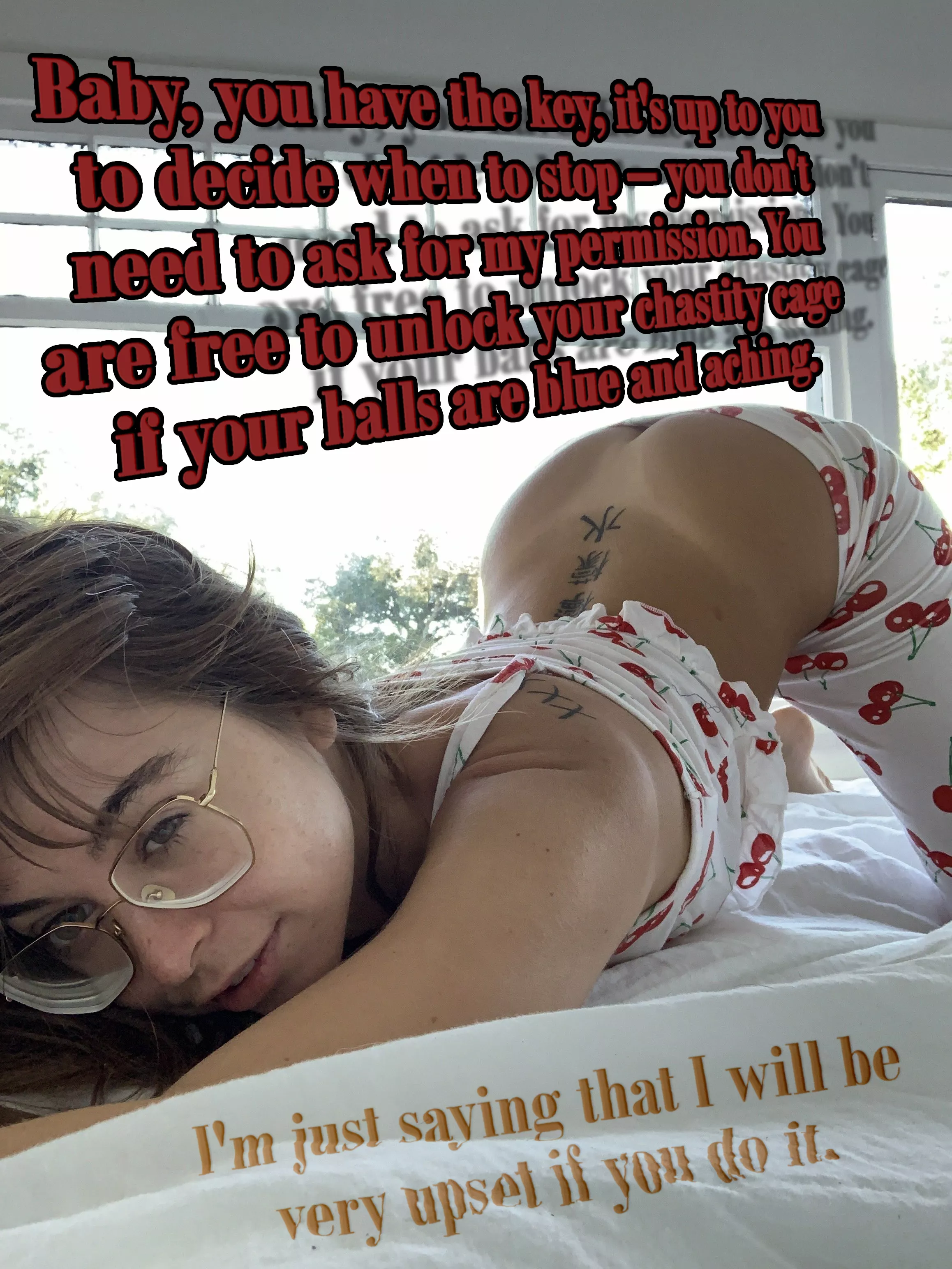 You either hurt your balls or her feelings. What will it be?